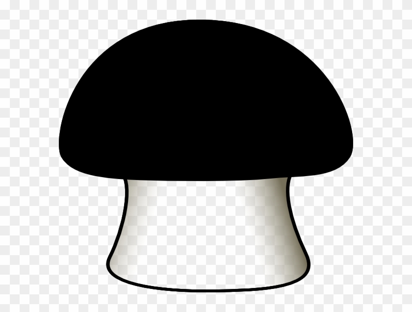 Black Mushroom Clip Art At Clker - Black Mushroom Clipart #223483