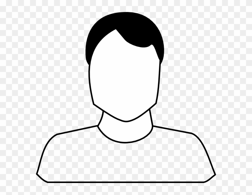 Male Black White Clip Art - Jaw Clipart Black And White #223542