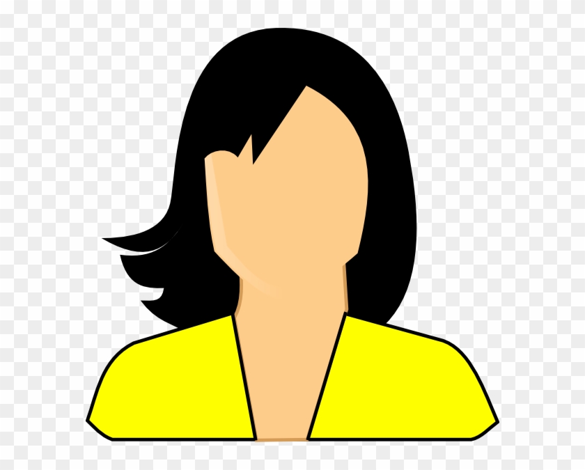 Yellow Woman Clip Art - User Icon #223585
