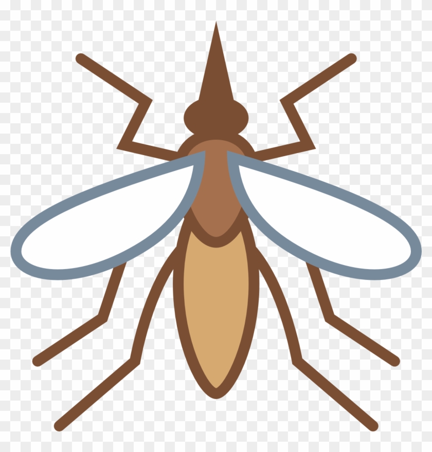 An Mosquito With Three Main Body Parts And Three Legs - Mosquito Icon Png #223608