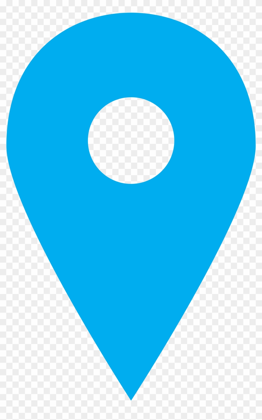 Map Marker Png Pic - Blue Location Pin Png #223669