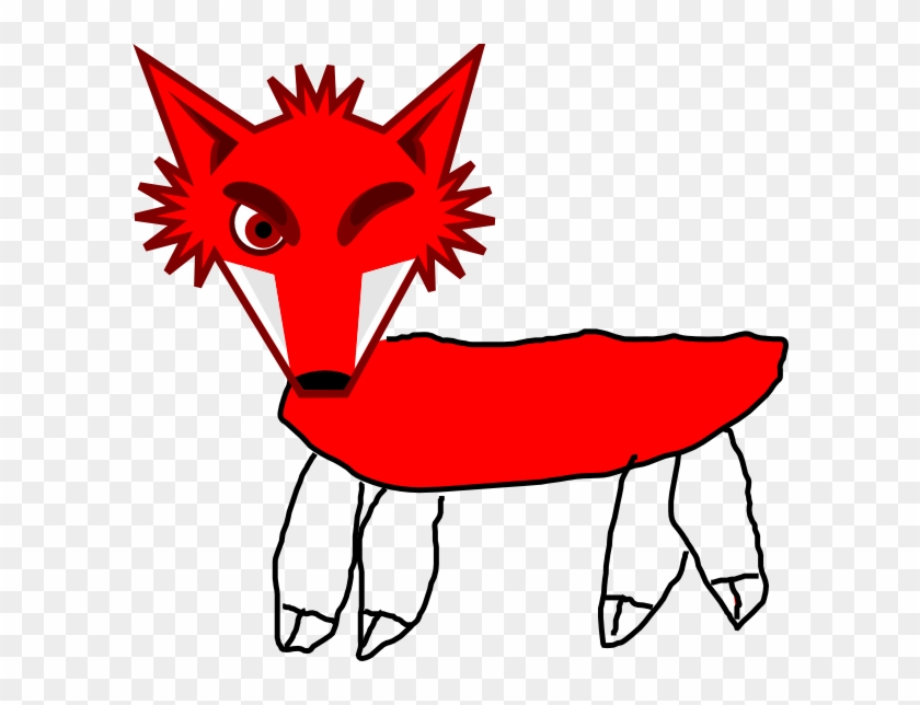 Red Fox Warrior Clip Art - Fox Face Shower Curtain #223726