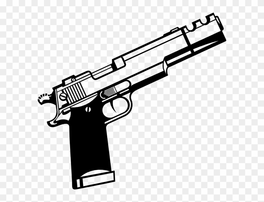 Pistol Crossed Guns Clipart - Cleaning This Gun Mousepad #223745