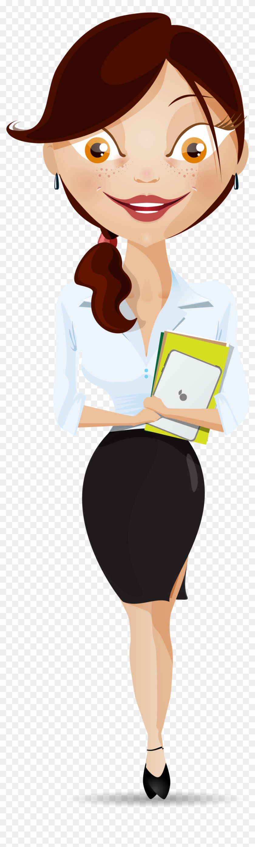 Businessperson Clip Art - Business Woman Vector Png #223849