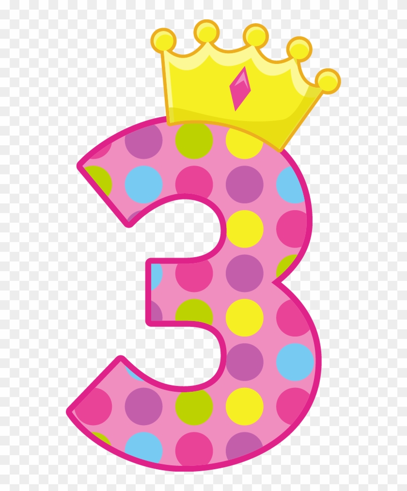 Birthday Numbers, Clip Art, Kids Centerpieces, Ideas - Birthday Number 3 #223865