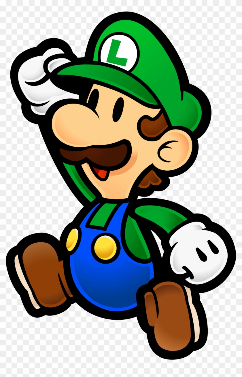 Covered Clipart Paper Mario - Paper Luigi #223927