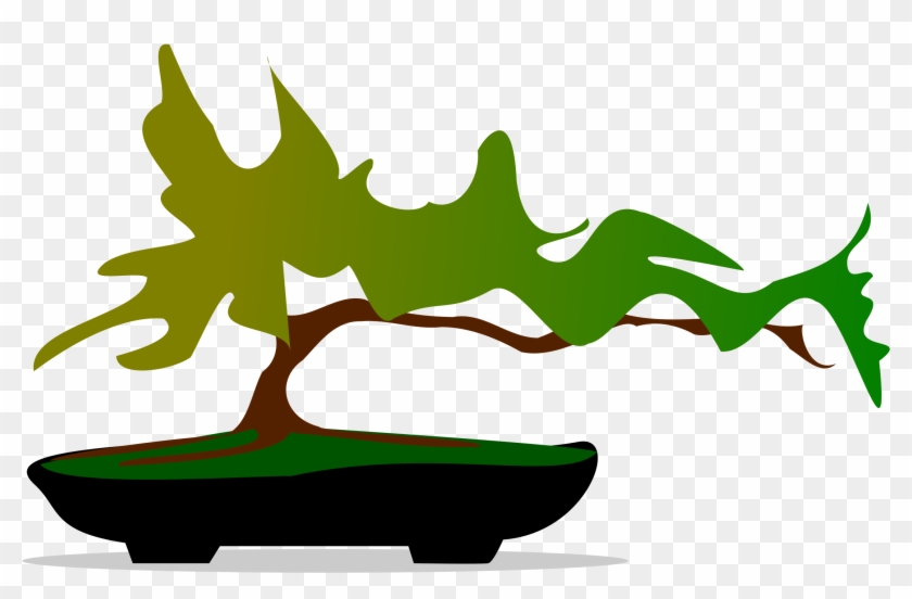 Tree Clip Art Microsoft Log Tree Clipart - Bonsai .png #224169