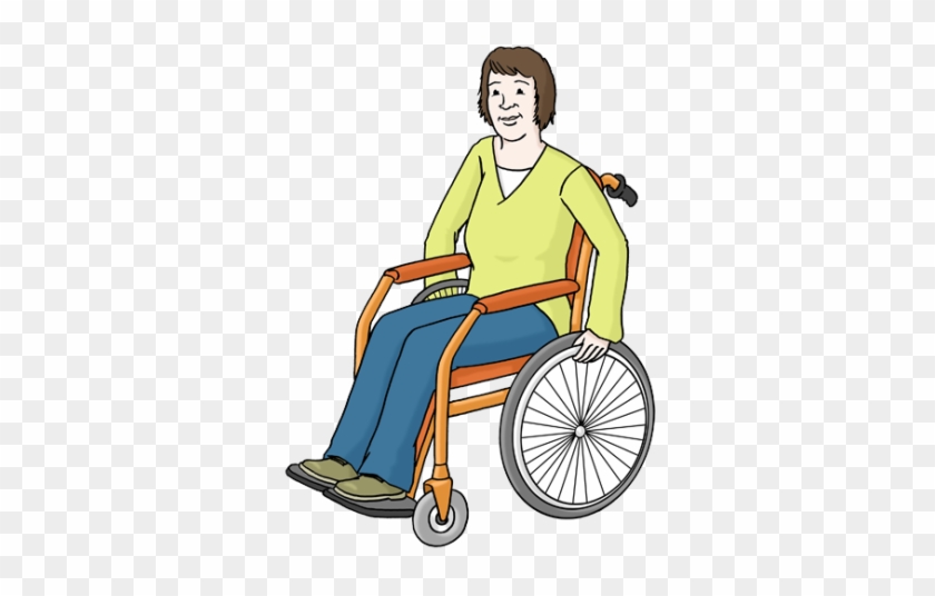 Rollstuhlfahrer Clipart - Mensch Mit Behinderung Clipart #224279