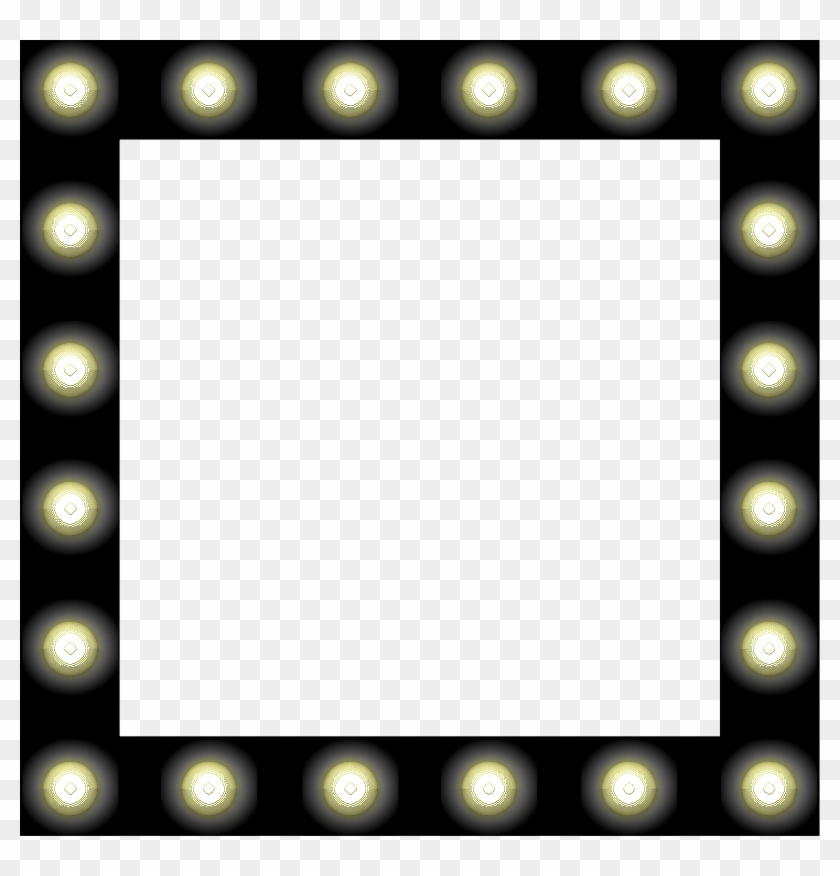 Showbiz Make-up Mirror Style Frame Clipart Free - Vanity Mirror Clipart #224342