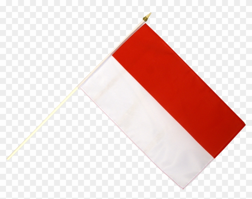 Belgium Flag Waving - Indonesia Flag With Pole #224347