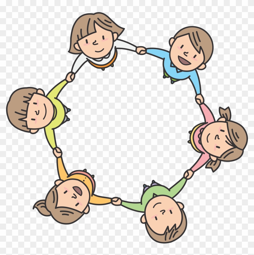 Children In Circle By Oksmith - Children In Circle Clipart #224425