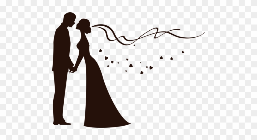 Craft - Bride And Groom Silhouette #224448