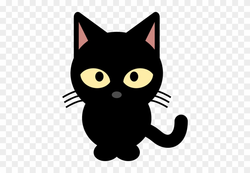 28 Collection Of Katze Schwarz Clipart - Cute Black Cat Clipart #224467