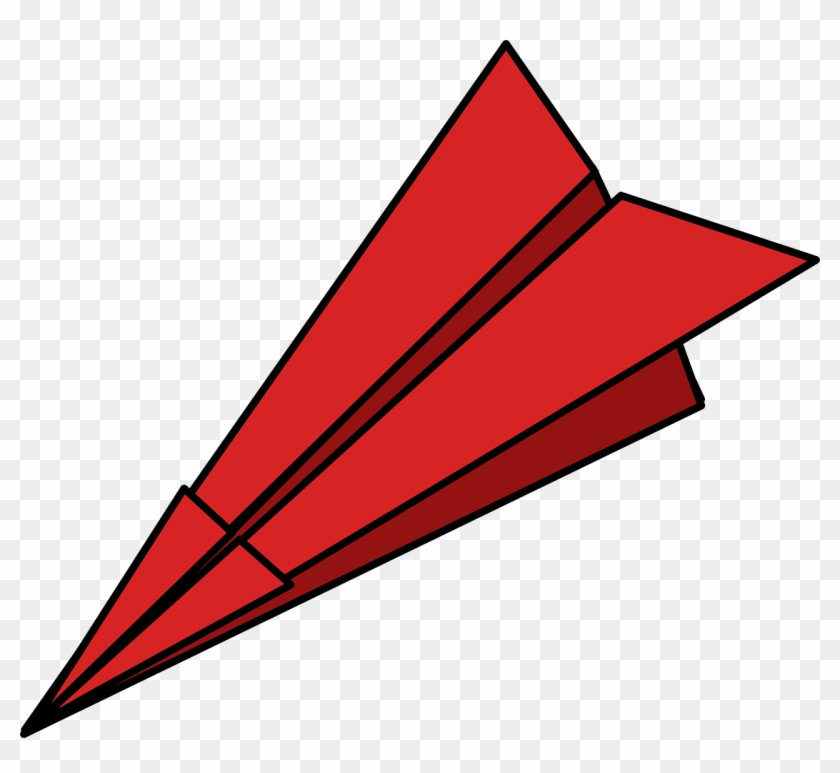 Papierflieger, Gefaltet, Papier Dart - Paper Airplane Clip Art #224599