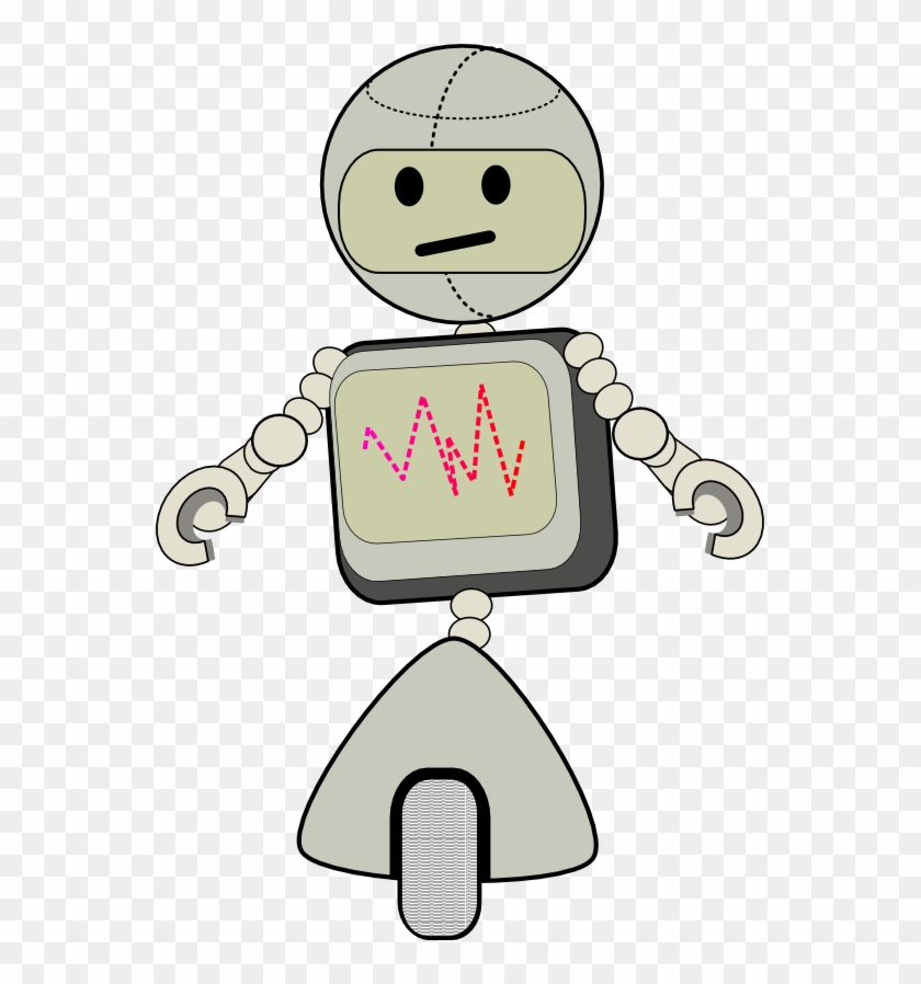 Get Notified Of Exclusive Freebies - Robot On One Wheel Drawing #224619