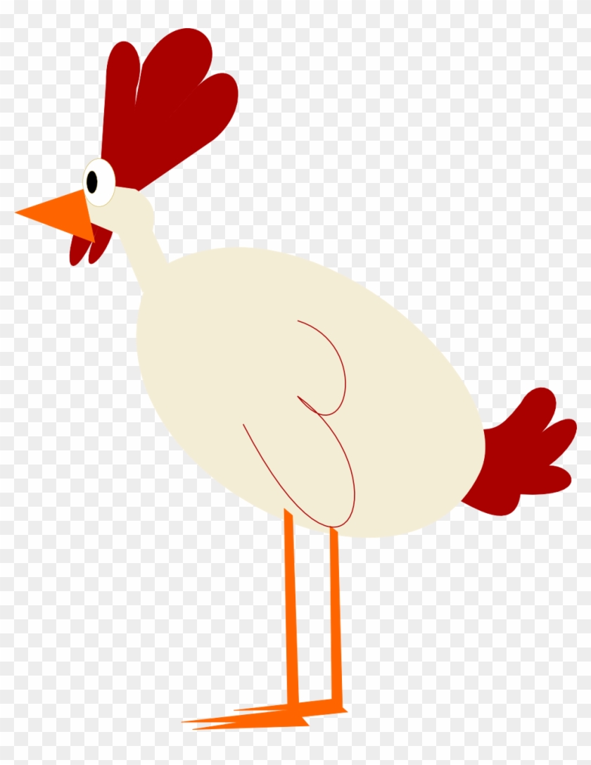 Funny Chicken 00, Scrap Clipart Graphic - Chicken Clip Art Transparent Background #224685