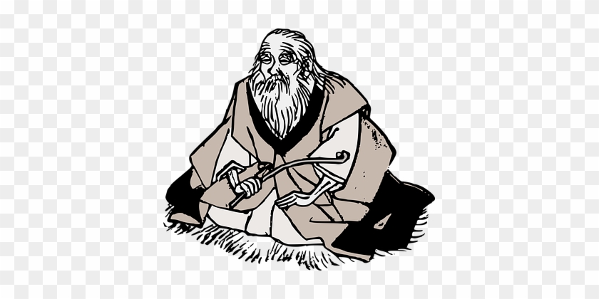 Kunst, Asiatische, Bart, Japanisch, Mann - Old Man Clipart #224867