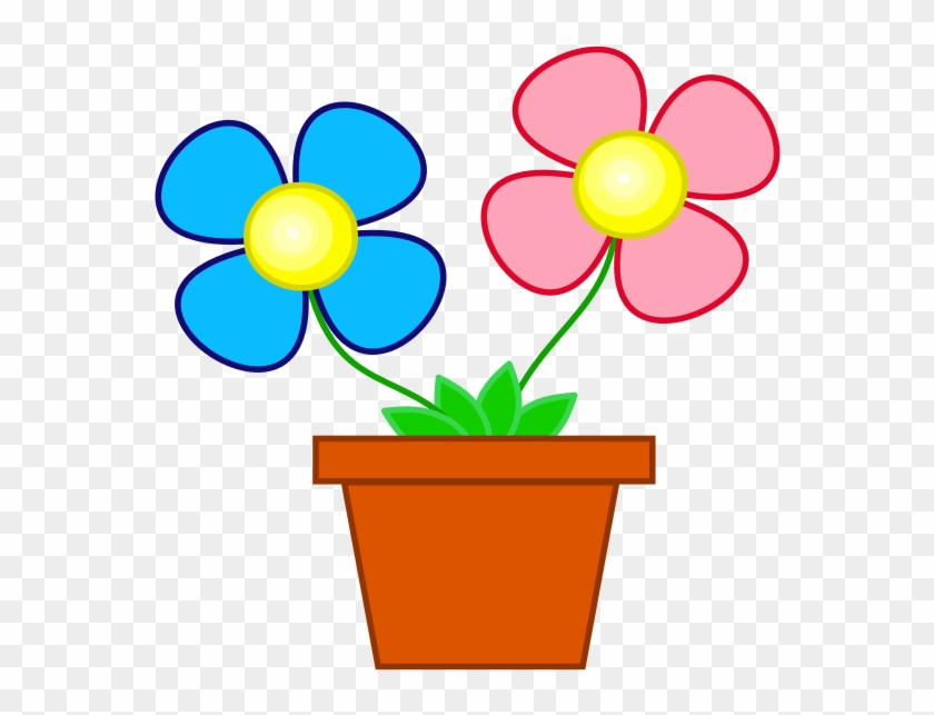This Clipart Was Made From Over 30000 Free Images At - Flower With Vase Clipart #224947