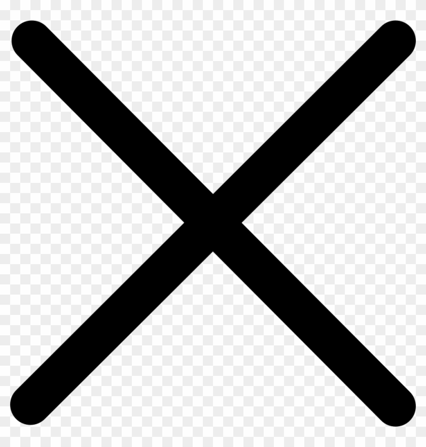 Master Pc Icon To Determine The Efficiency Of Terminal - Cross Sign Png Black #224969