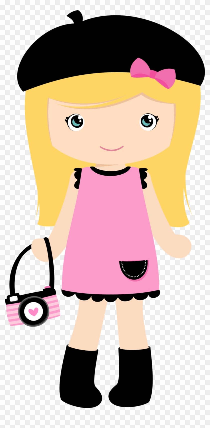 Meninas * Bonecas - Clipart Paris Png Girl #224994