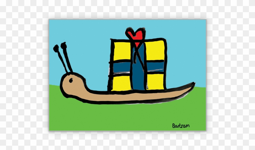 Geburtstagskarte Mit Geschenke Schnecke - Canoe #225038