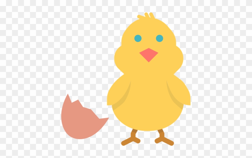 Huhn, Chickling, Ostern, Ei, Schale, Feder Symbol - Spring Chicken Icon #225120