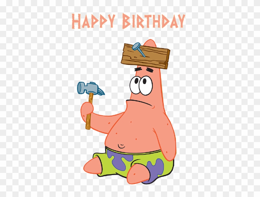 Alles Gute Zum Geburtstag Digga, Zum - Patrick With Board On Head #225233