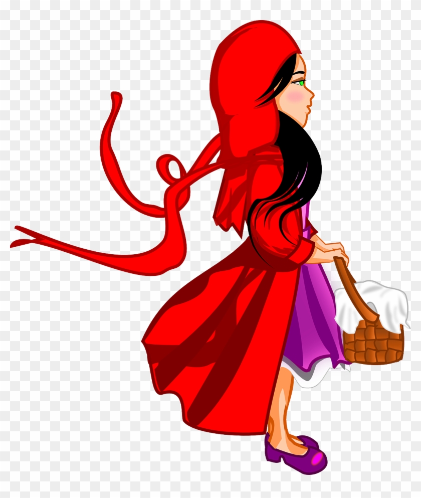 Rotkäppchen - Little Red Riding Hood Clipart #225273