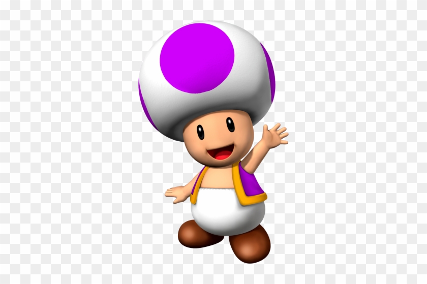 Reference For Creating Amigurumi Copy - Super Mario Purple Toad #225352