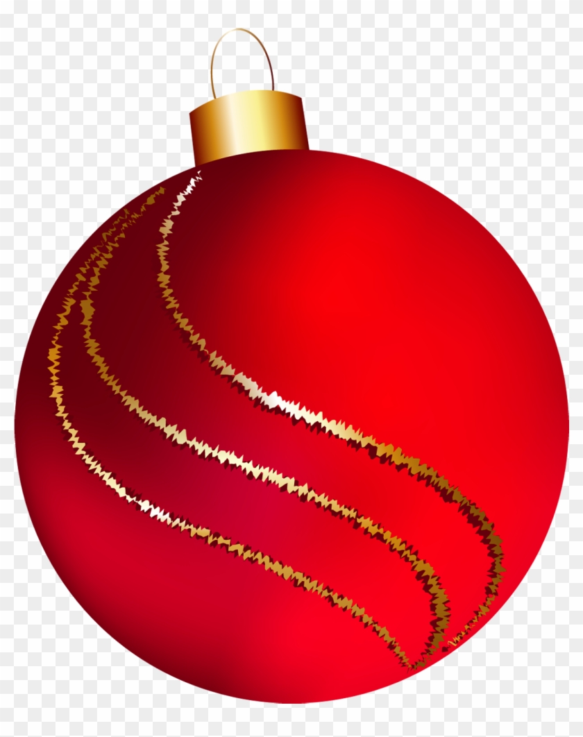 Christmas Ornaments Clipart - Red Christmas Balls No Background #225378