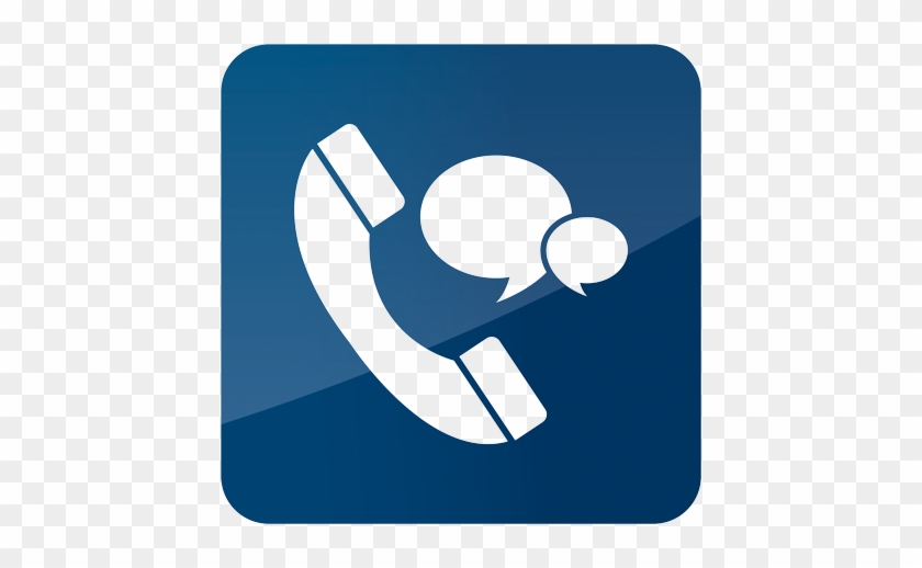 Ausführliche Telefonberatung - Phone Icon Blue Circle #225433