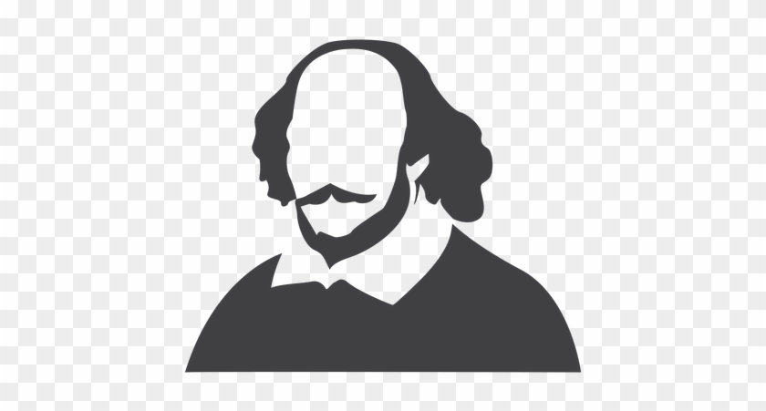 Shakespeare Clipart Transparent - Shakespeare Silhouette #225566