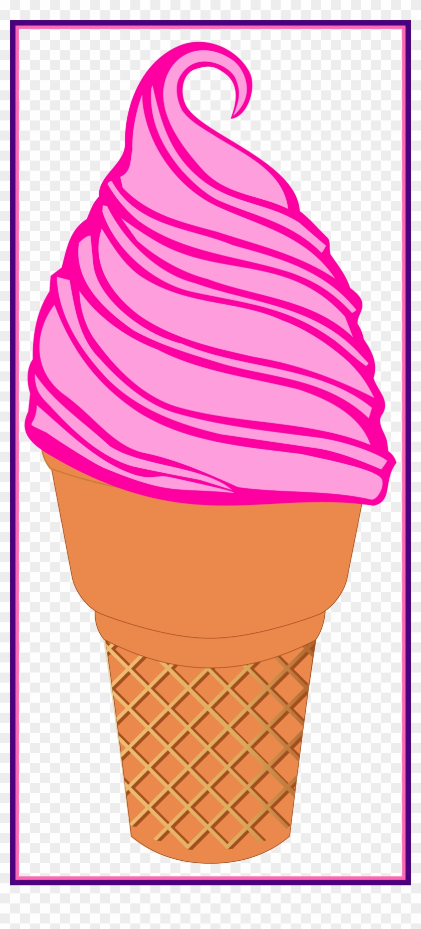 10 Ice Cream Clipart Nº2 - Ice Cream Cone No Background #225587