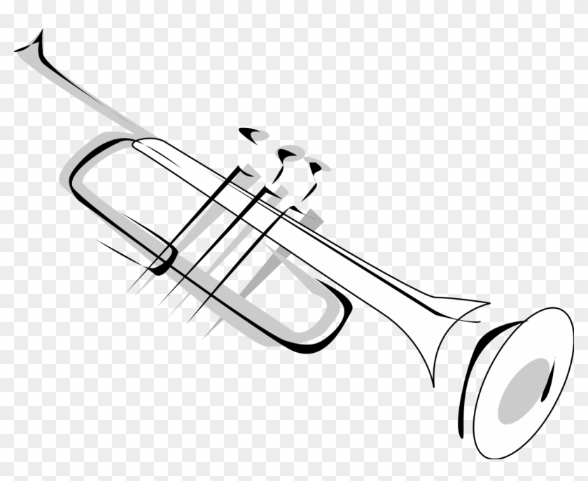 Trumpet Clip Art Hostted Wikiclipart - Trumpet Clipart #225605