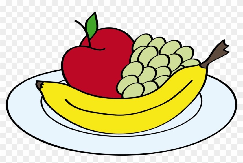 Ein Teller Mit Obst - Frühstück Clipart Obst #225832