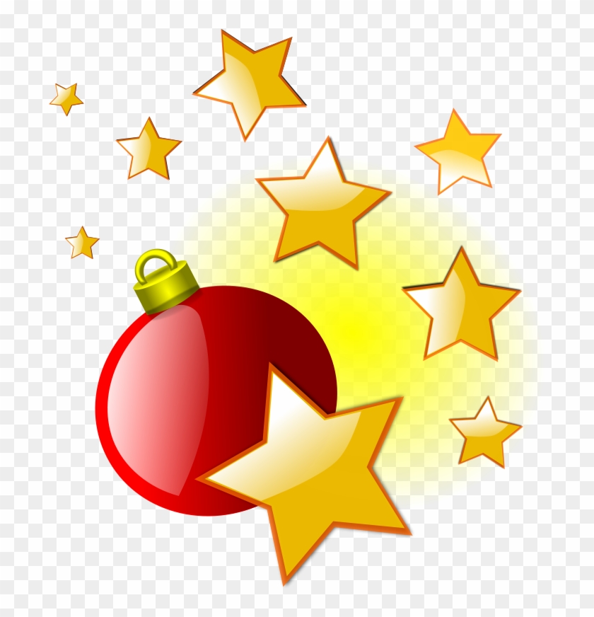 Free Christmas L4 - Christmas Stars Clipart #225959