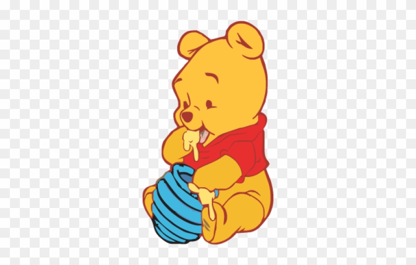 Baby Pooh Logo Vector Free - Vector Winnie The Pooh #226037