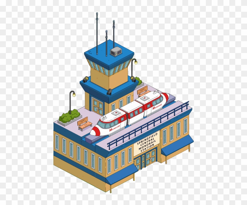Einschienenbahn - Estacion De Monorail Los Simpsons #226077