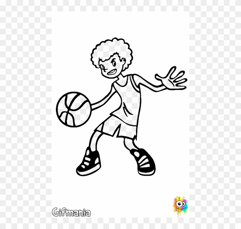 Basketballer - Basketball Coloring Pages For Kids #226114