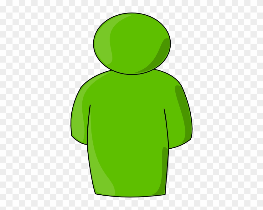 Person Buddy Symbol Green Light Clip Art At Clker - Green Icon Person Nice #226154