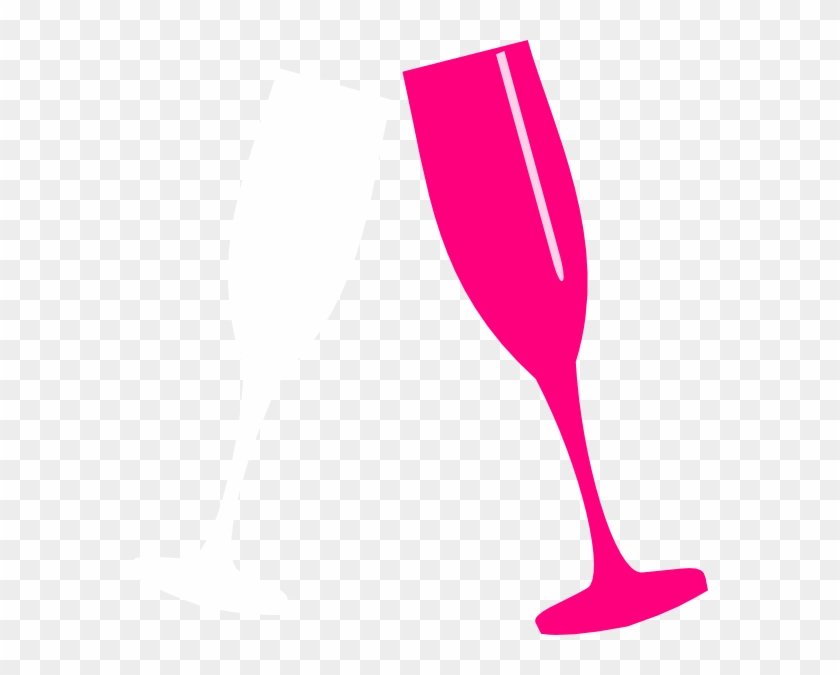 Champagne Glass Clip Art At Clkercom Vector Online - Pink Champagne Glass Clip Art #226165