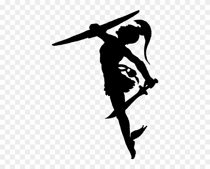 Shivaji Clipart - Female Warrior Silhouette Png #226175