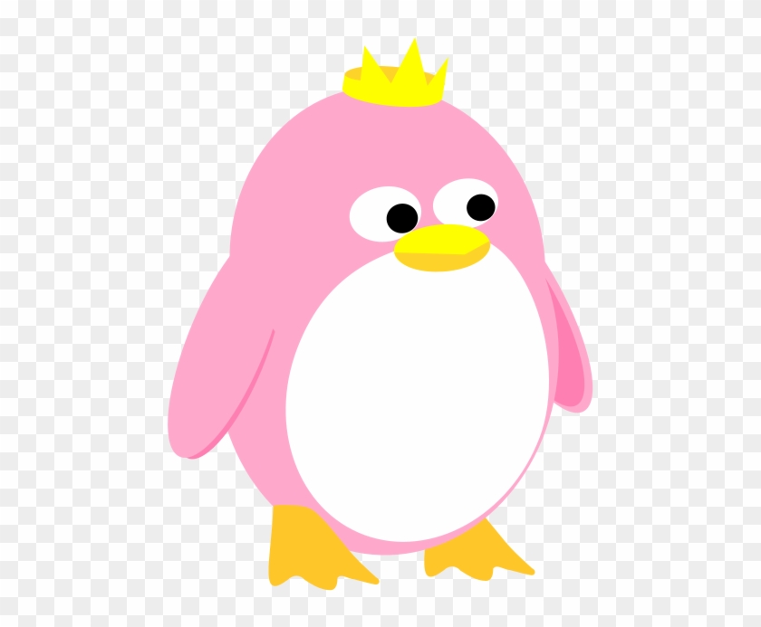 Penguin With Princess Crown #226216