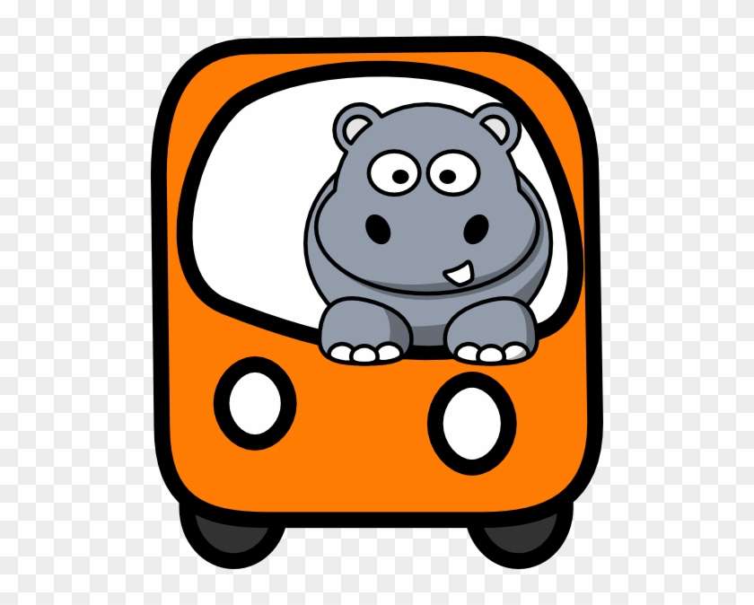 Hippo Clipart Orange - Animals With One Tooth #1433892