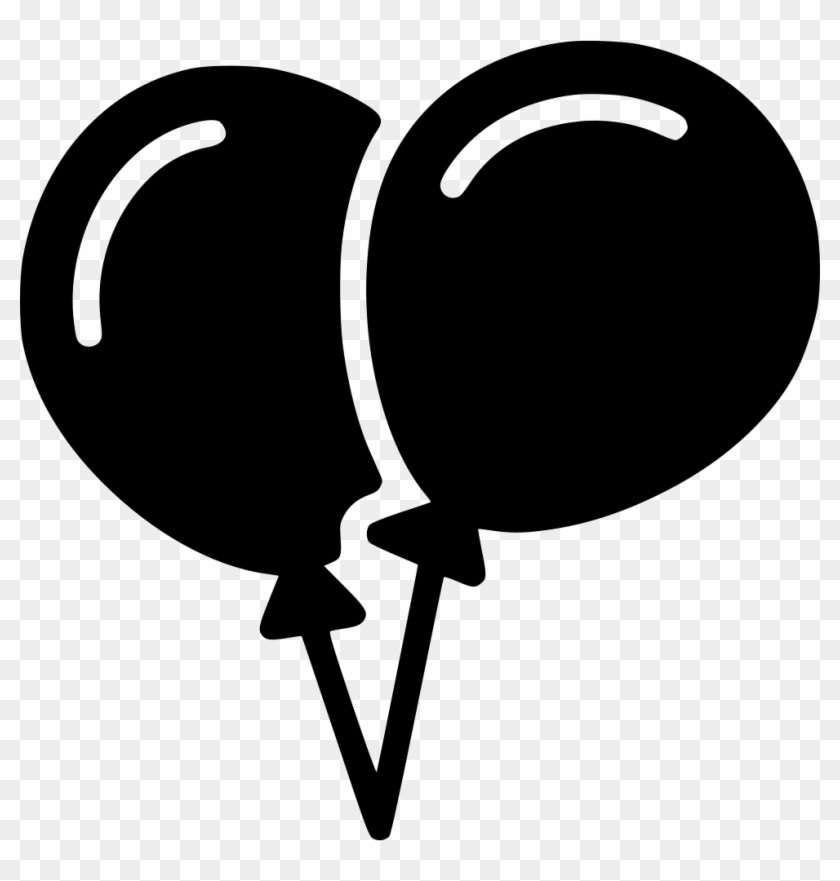Royalty Free Stock Balloons Svg Black And White - Balloon #1434008