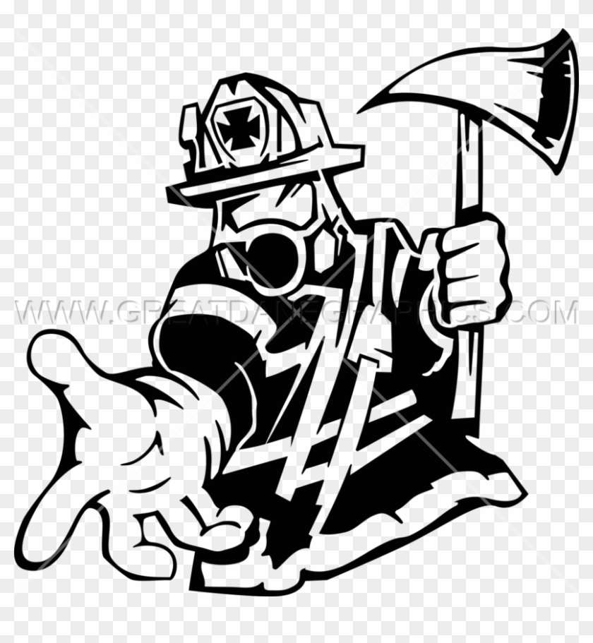 Free Download Drawing Firefighter Bunker Gear Art Clipart - Firefighter Man Silhouette #1434056