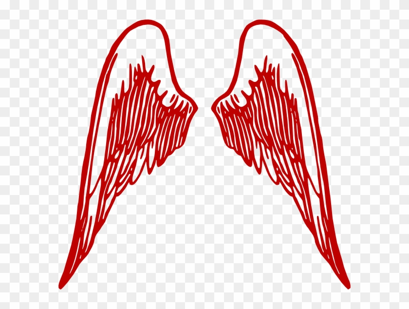 Angel Wings Burg Clip Art - Angel Wing Wings Clipart #1434060