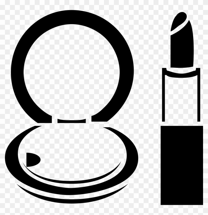 Product Clipart Skin Care Product - Cosmetic Black & White Clipart #1434206