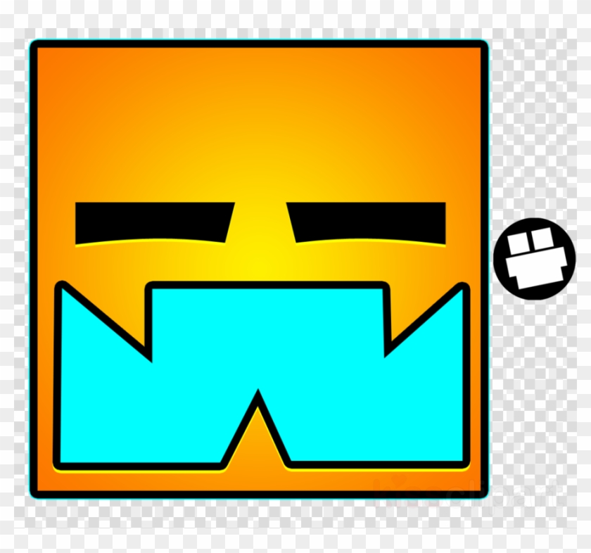 Skin De Geometry Dash Clipart Cube Geometry Line - Skin De Geometry Dash #1434208