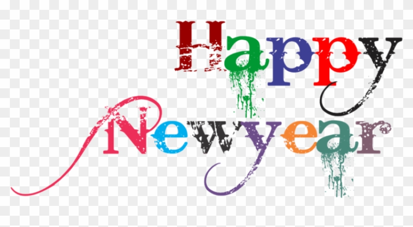 Happy New Year Clipart Font - Happy New Year 2019 Png #1434218